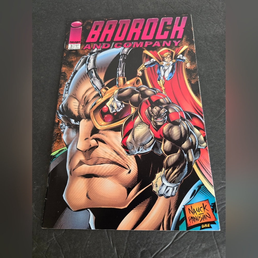 VINTAGE (NEW) IMAGE COMIC  BADROCK # 3 ..FIRST PRINTING....1995.......#558